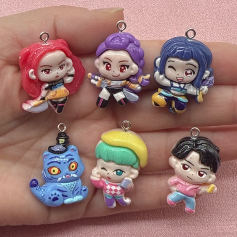 Resin - 10pcs resin cartoon pendant, DIY jewelry