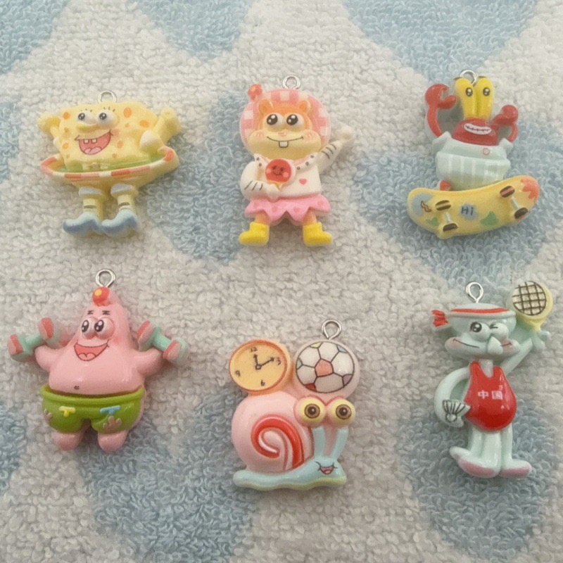 Resin - 10pcs cartoon resin pendant, DIY jewelry