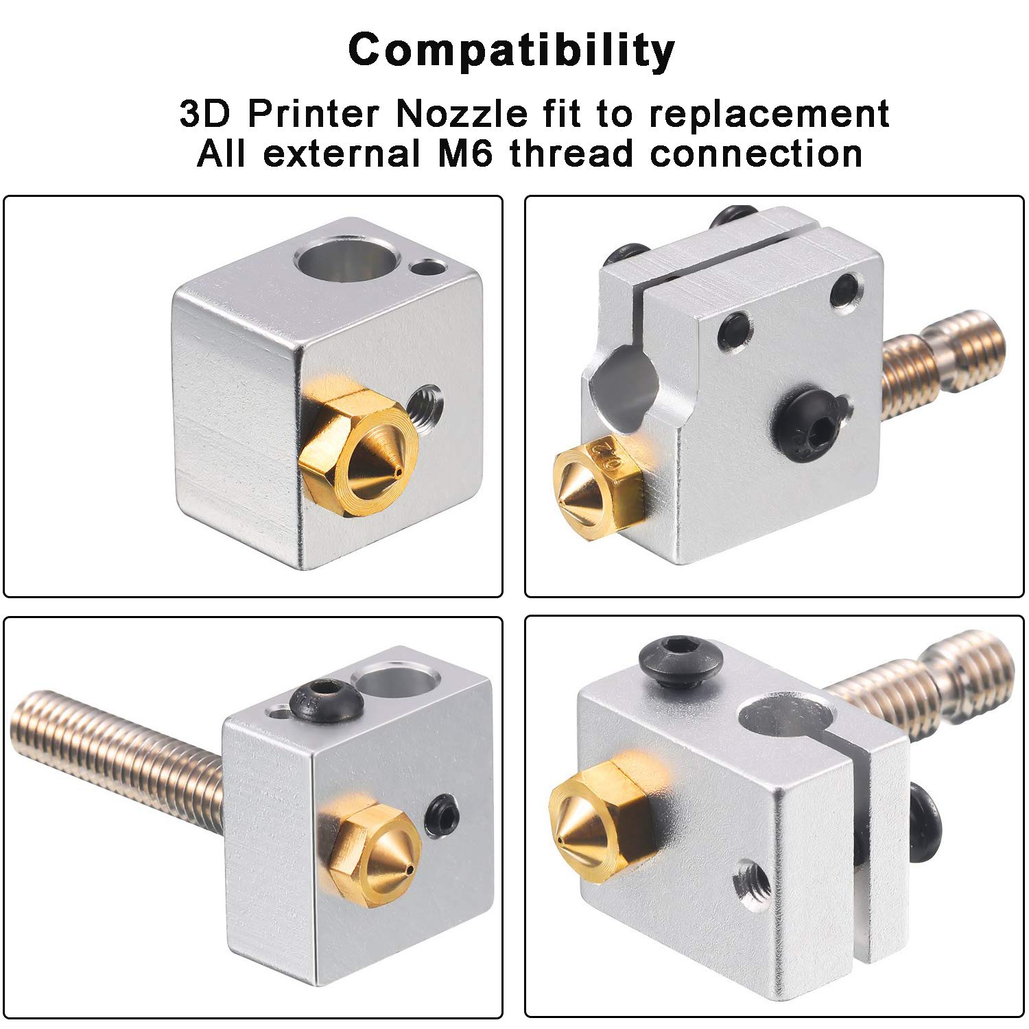 0.4mm Brass Nozzles 3D Printer - Hotend 0.4Mm 评论和价格