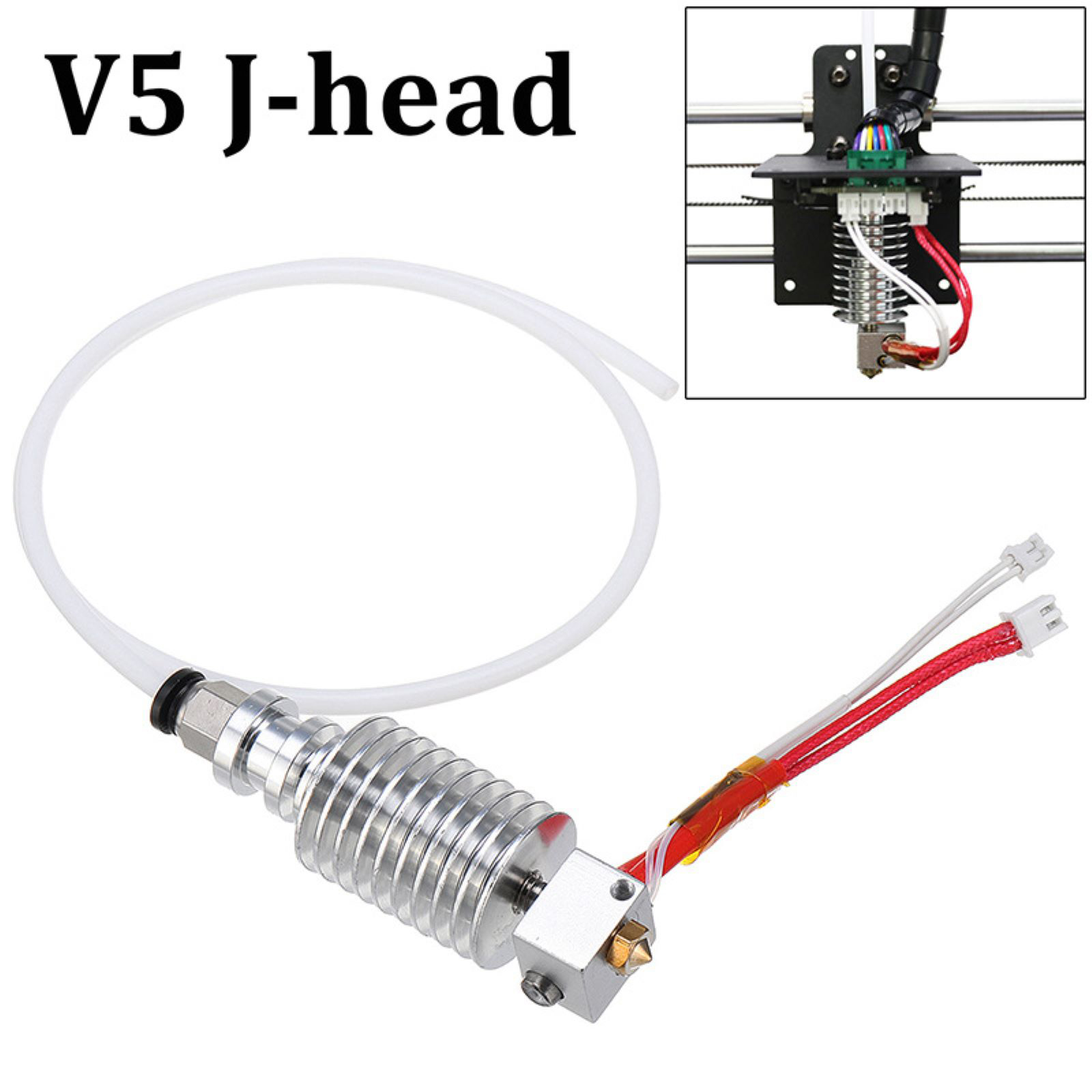 1PC V5 J-Head Hotend Kit 0.4mm - Hotend 0.4Mm 评论和价格
