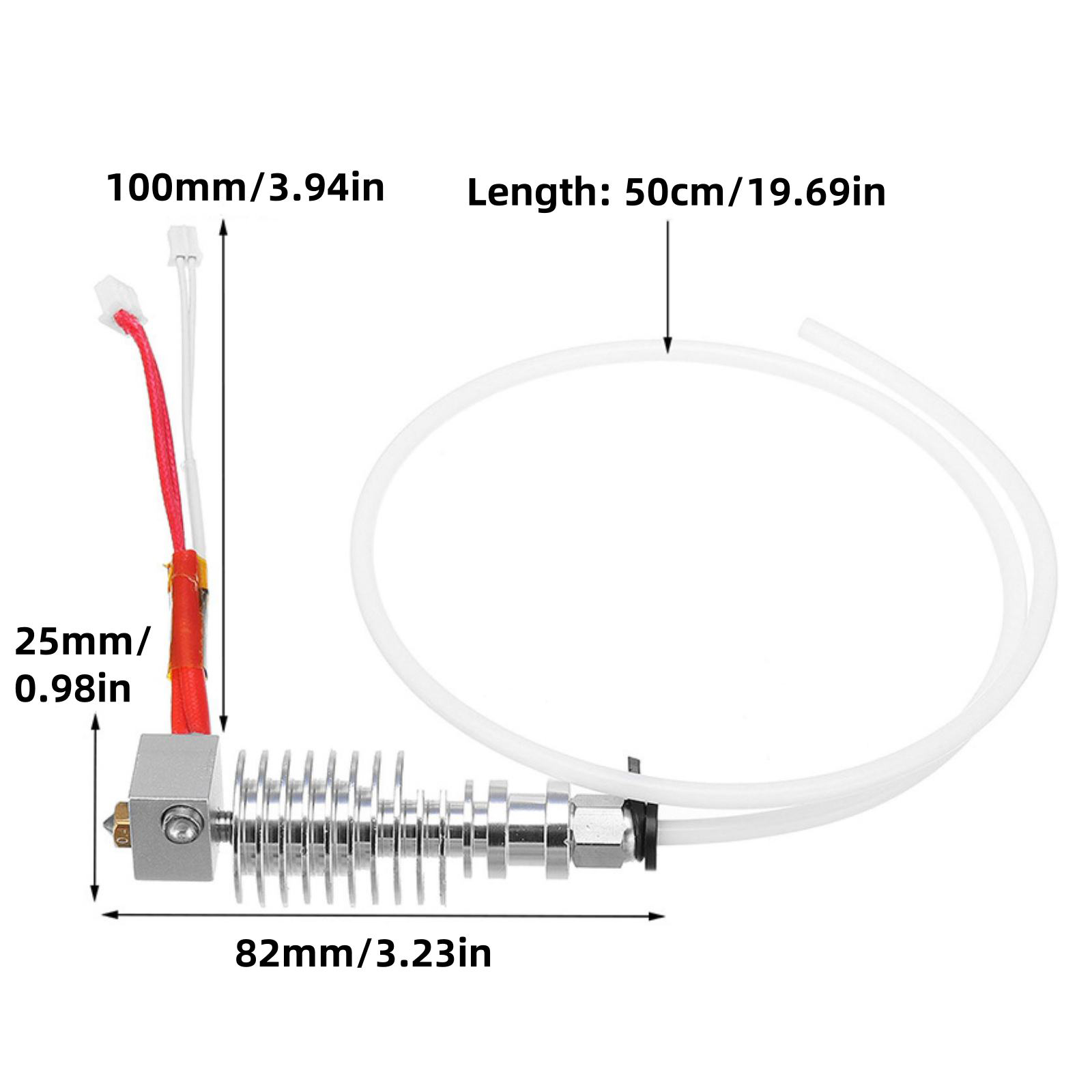 1PC V5 J-Head Hotend Kit 0.4mm - Hotend 0.4Mm 评论和价格