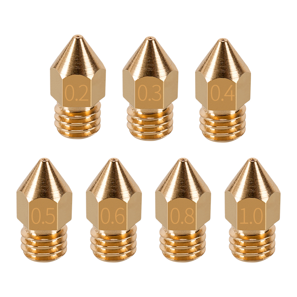 MK7 MK8 Nozzle 0.4mm 0.3mm 0.2 - Direct Drive Extruder 评论和价格