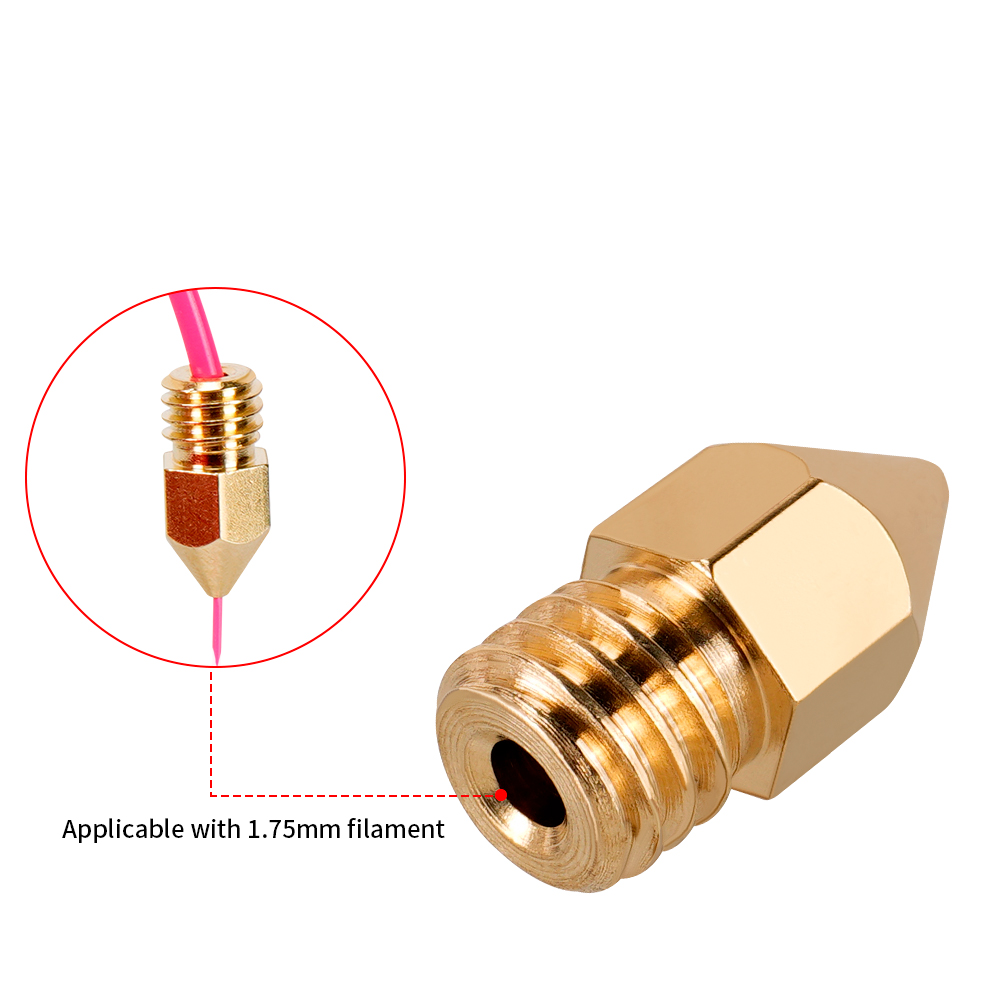 MK7 MK8 Nozzle 0.4mm 0.3mm 0.2 - Direct Drive Extruder 评论和价格