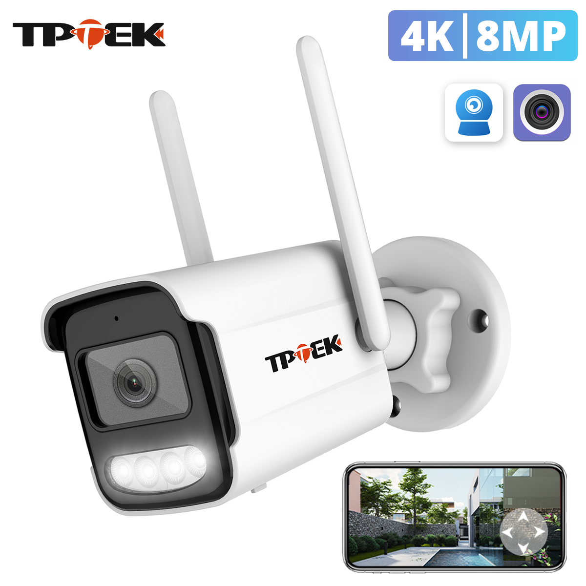 8MP 4K IP Camera Wifi Surveill - Btt Skr Mini 评论和价格