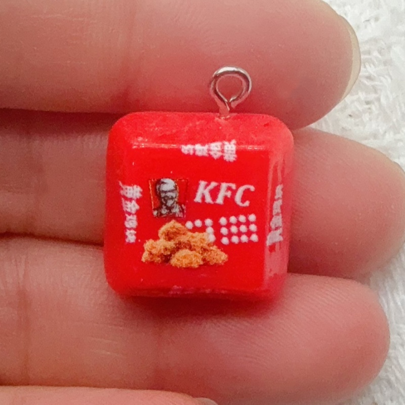 10pcs cartoon resin food bag k - Resin 评论和价格