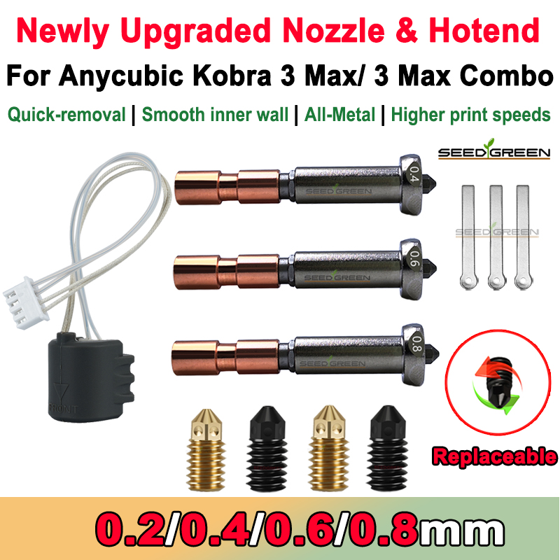 Upgrade Nozzle For Anycubic Ko - Hotend 0.4Mm 评论和价格