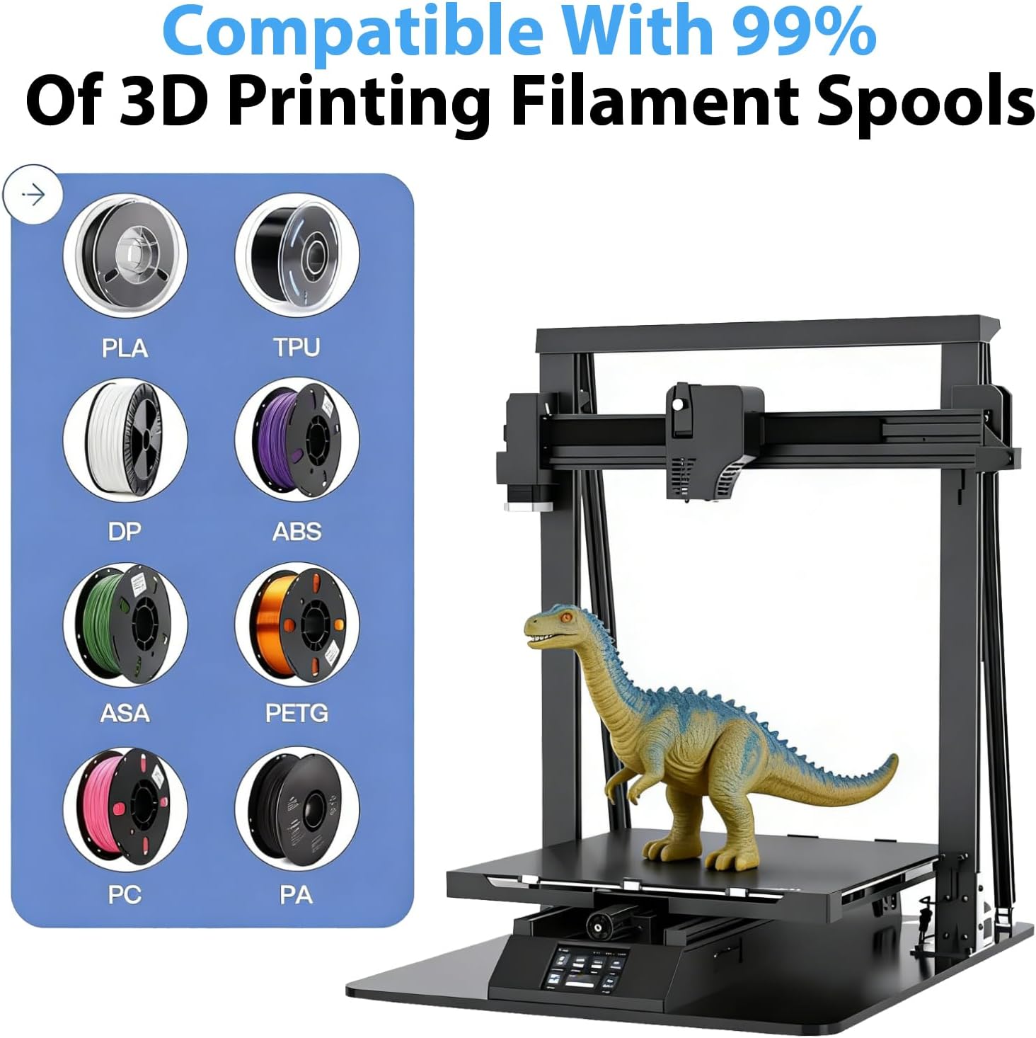 Upgraded 3D Printer Black Fila - Abs Filament 评论和价格