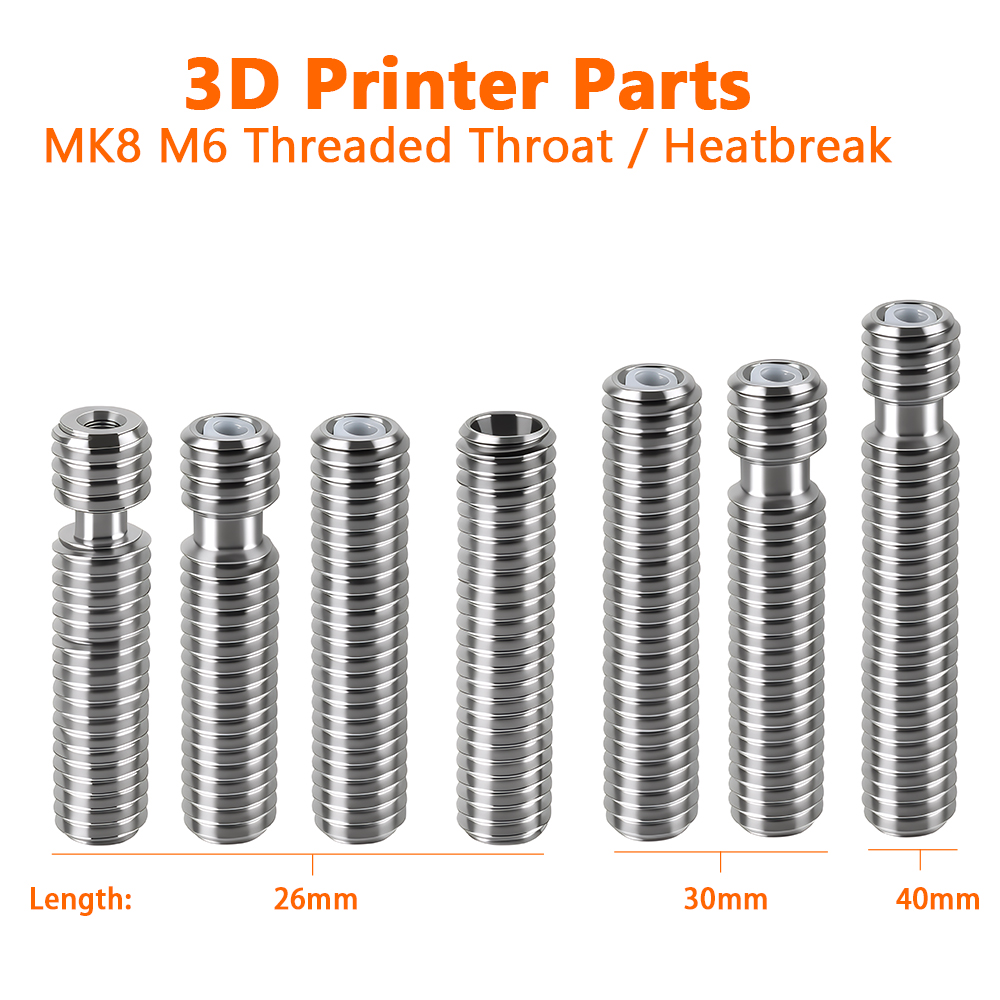 M6 Throat 26 mm 30 mm 40 mm Le - Direct Drive Extruder 评论和价格