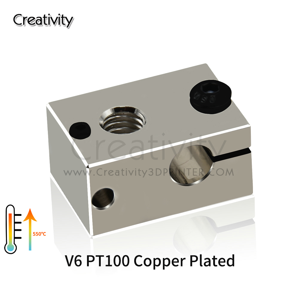 V6 PT100 Heater Block Plated C - Direct Drive Extruder 评论和价格