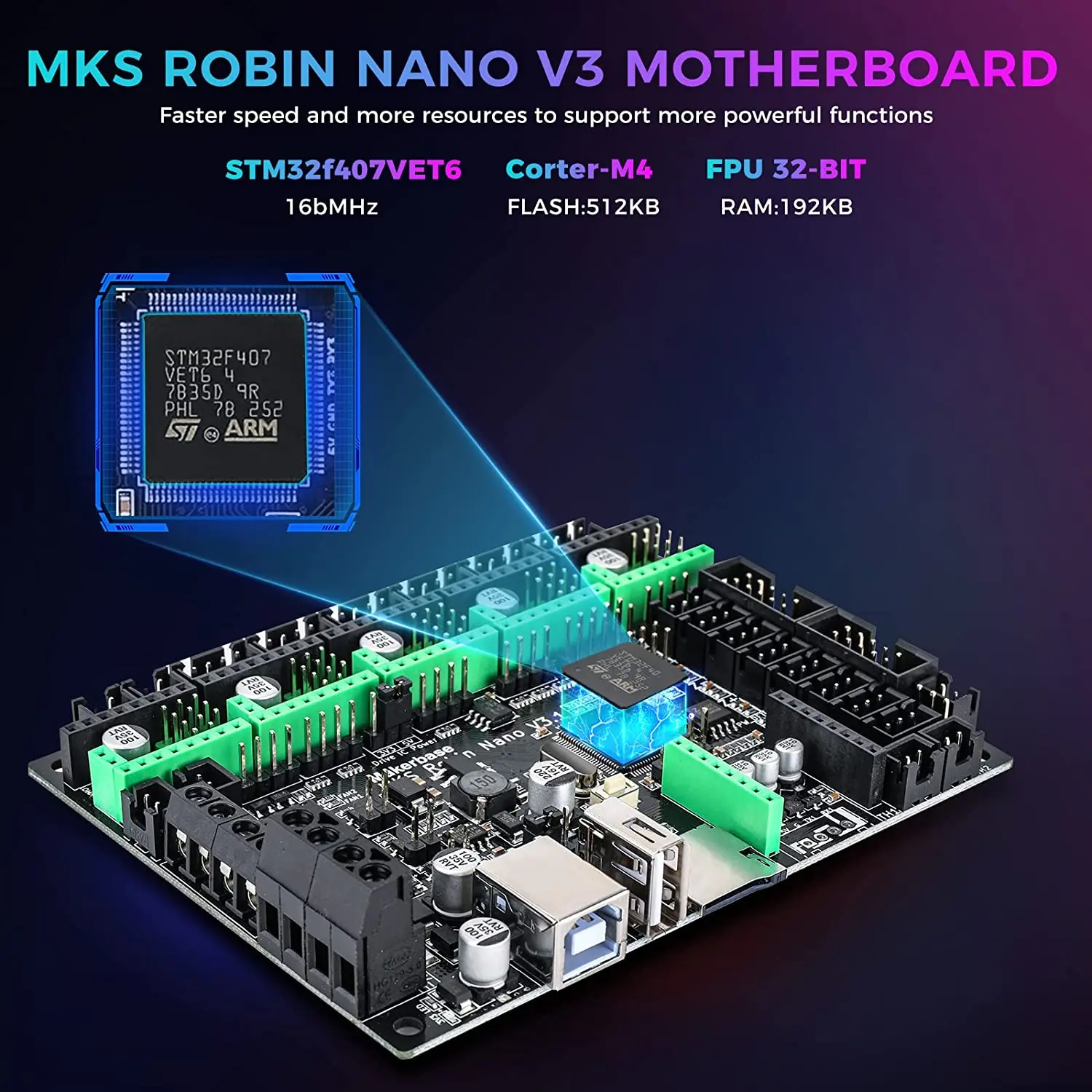 Makerbase 3D Printer Control B - Mks Sgen 评论和价格