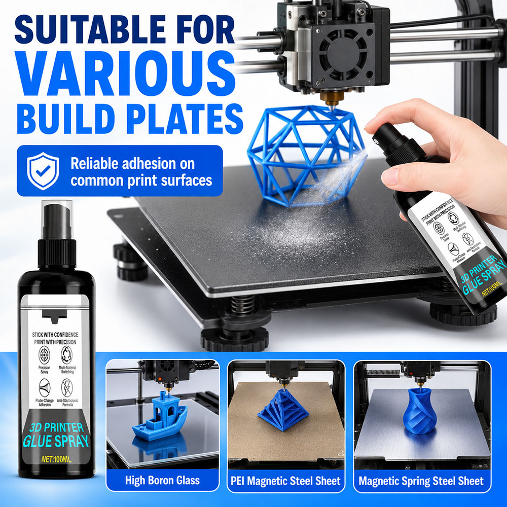 100/200ml Strong 3D Printer Ad - 3D Printer Bed 评论和价格