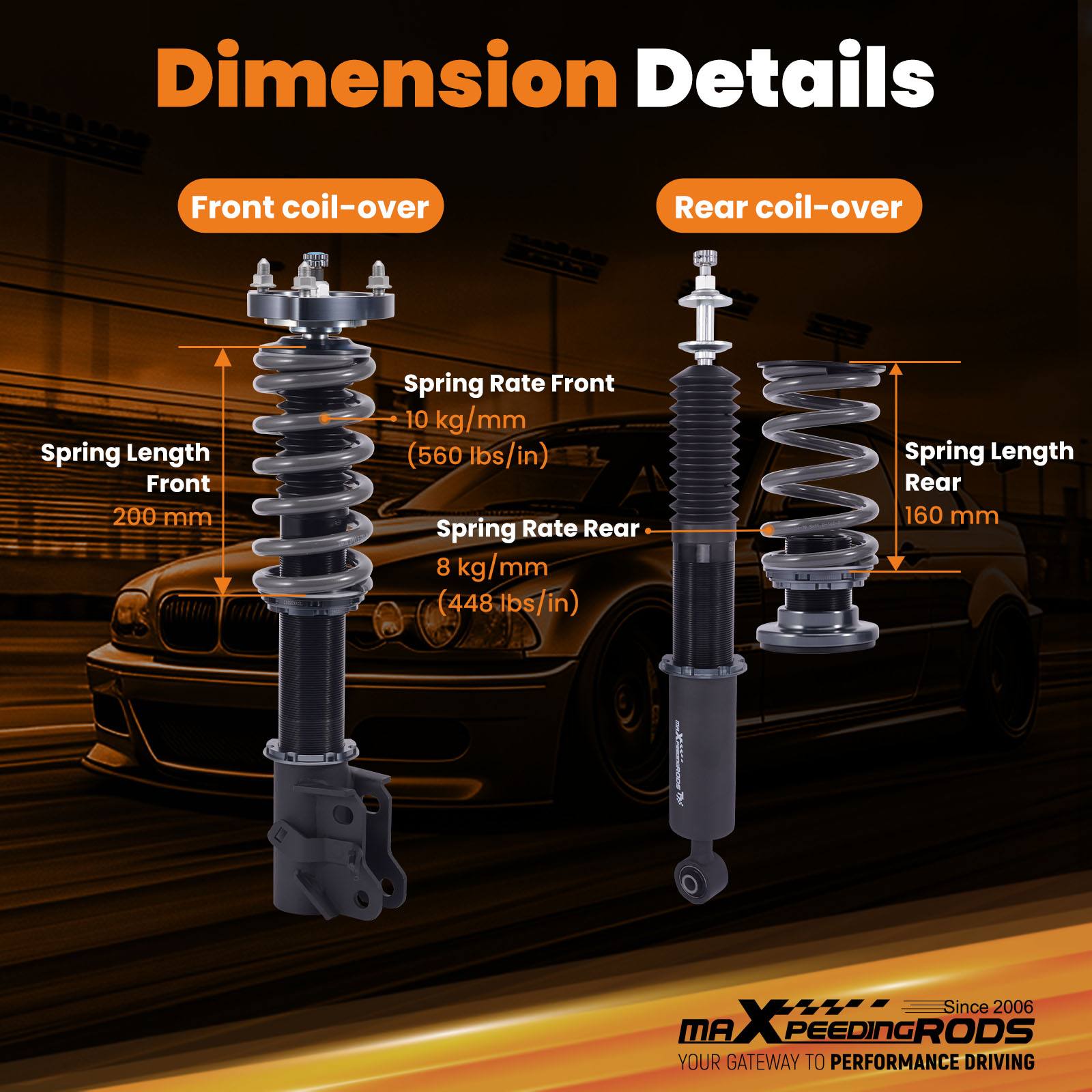 Coilover for Honda Civic 2006- - Fdm Printer 评论和价格