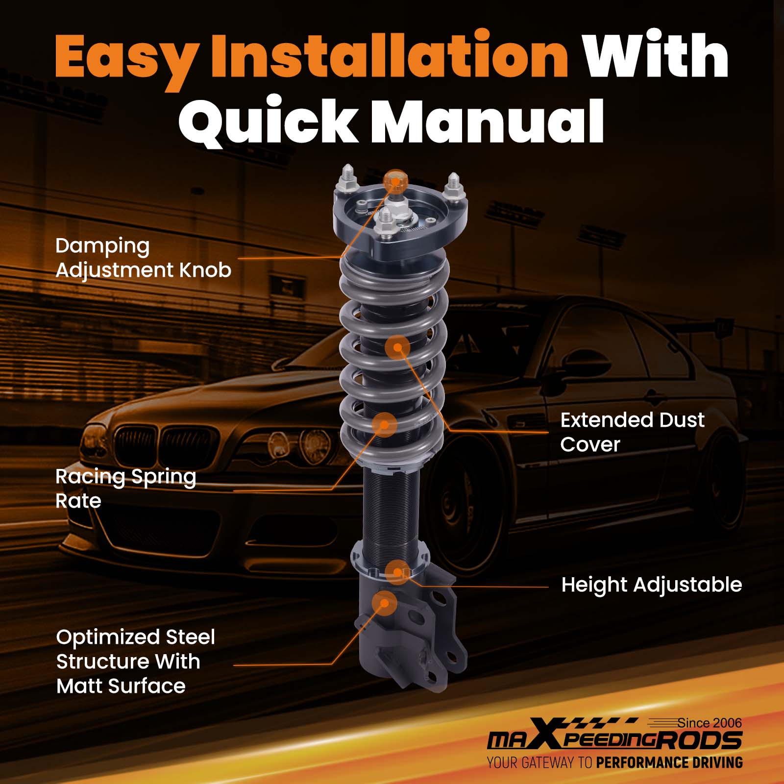 Coilover for Honda Civic 2006- - Fdm Printer 评论和价格