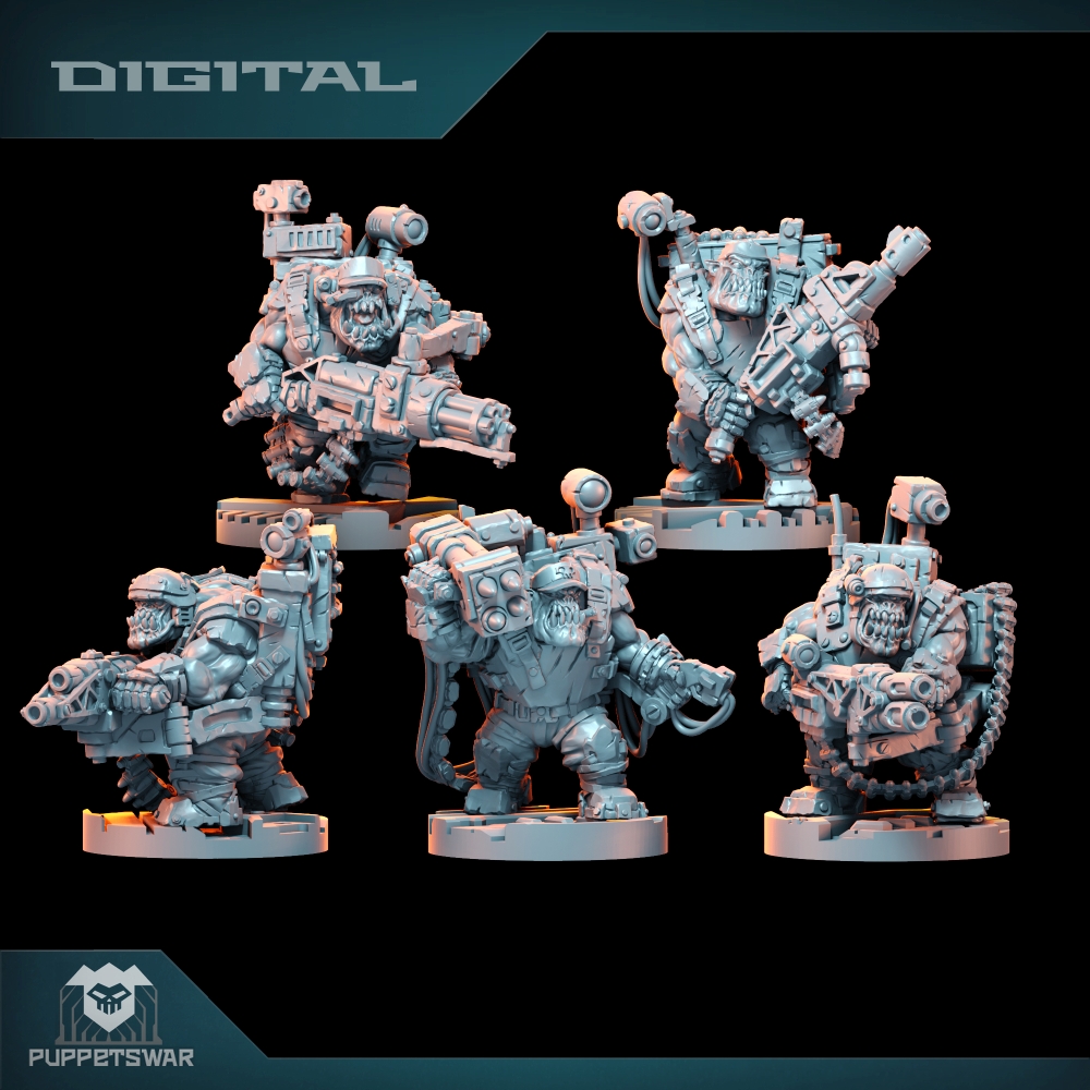Orc Ultimate Badasses Squad, G - Resin Printer 评论和价格