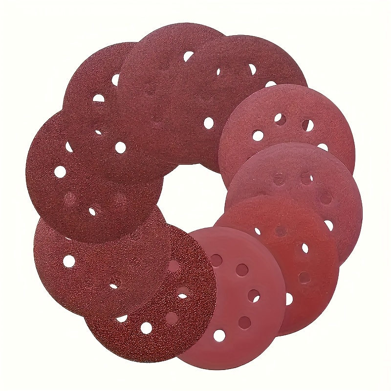 100 Pcs of 5-Inch 8-Hole Sandp - Extruder 评论和价格