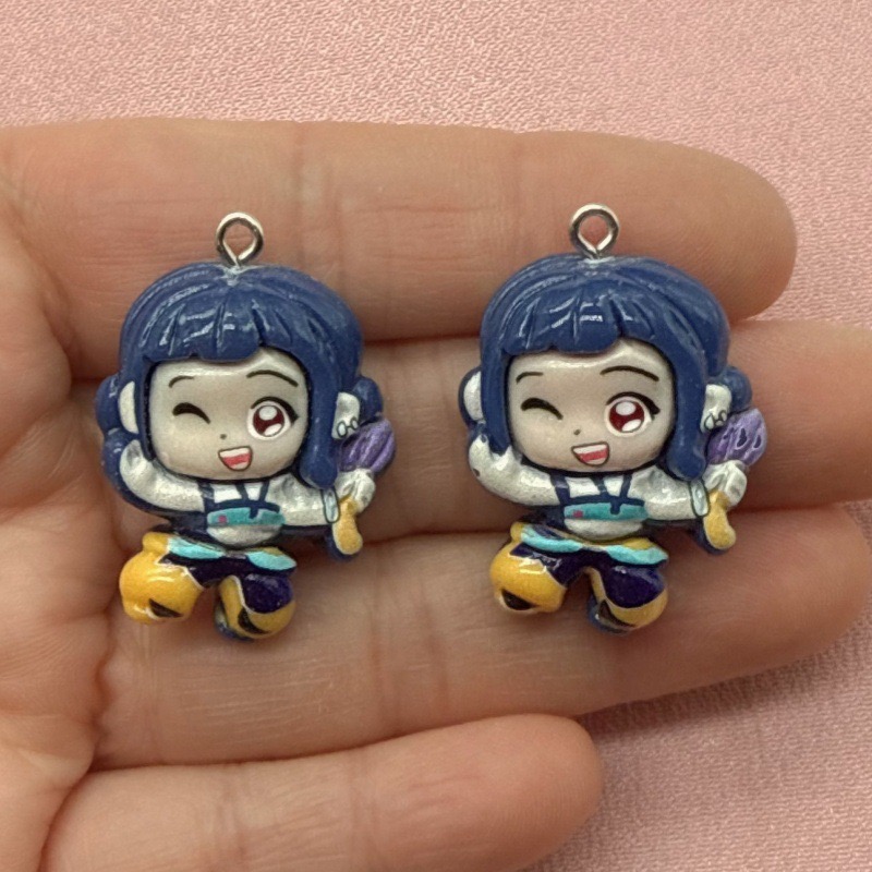 10pcs resin cartoon pendant, D - Resin 评论和价格