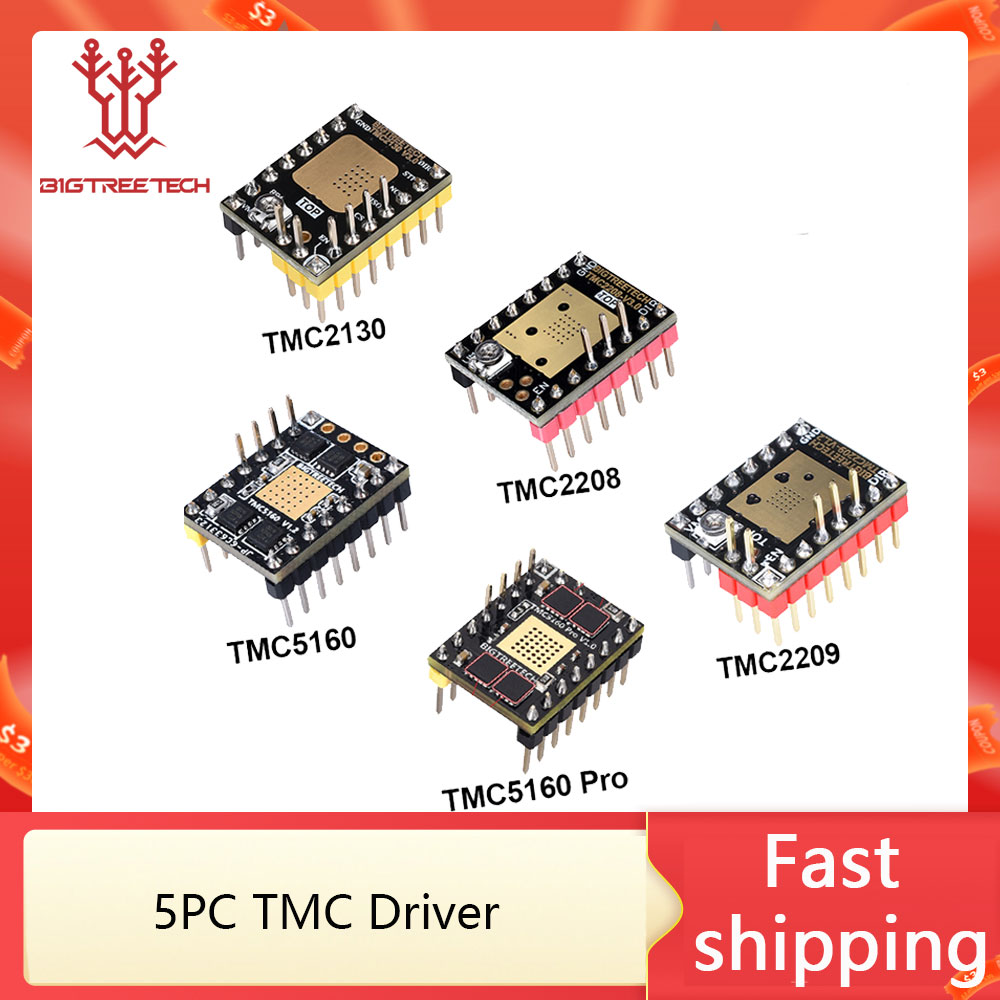 5PCS BIGTREETECH TMC2209 TMC51 - Btt Skr Mini 评论和价格