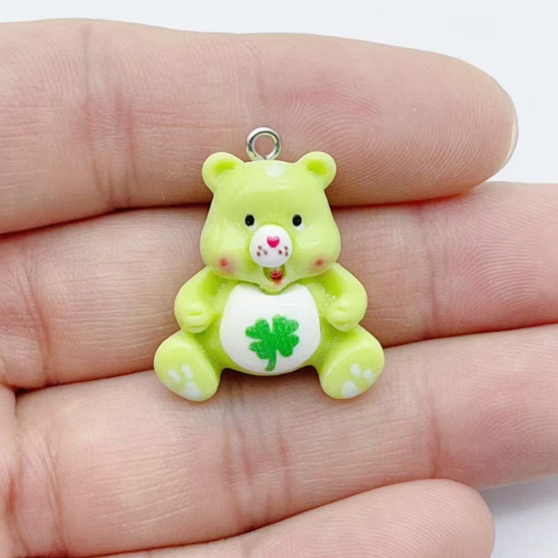 10pcs cartoon animal charm pen - Resin 评论和价格