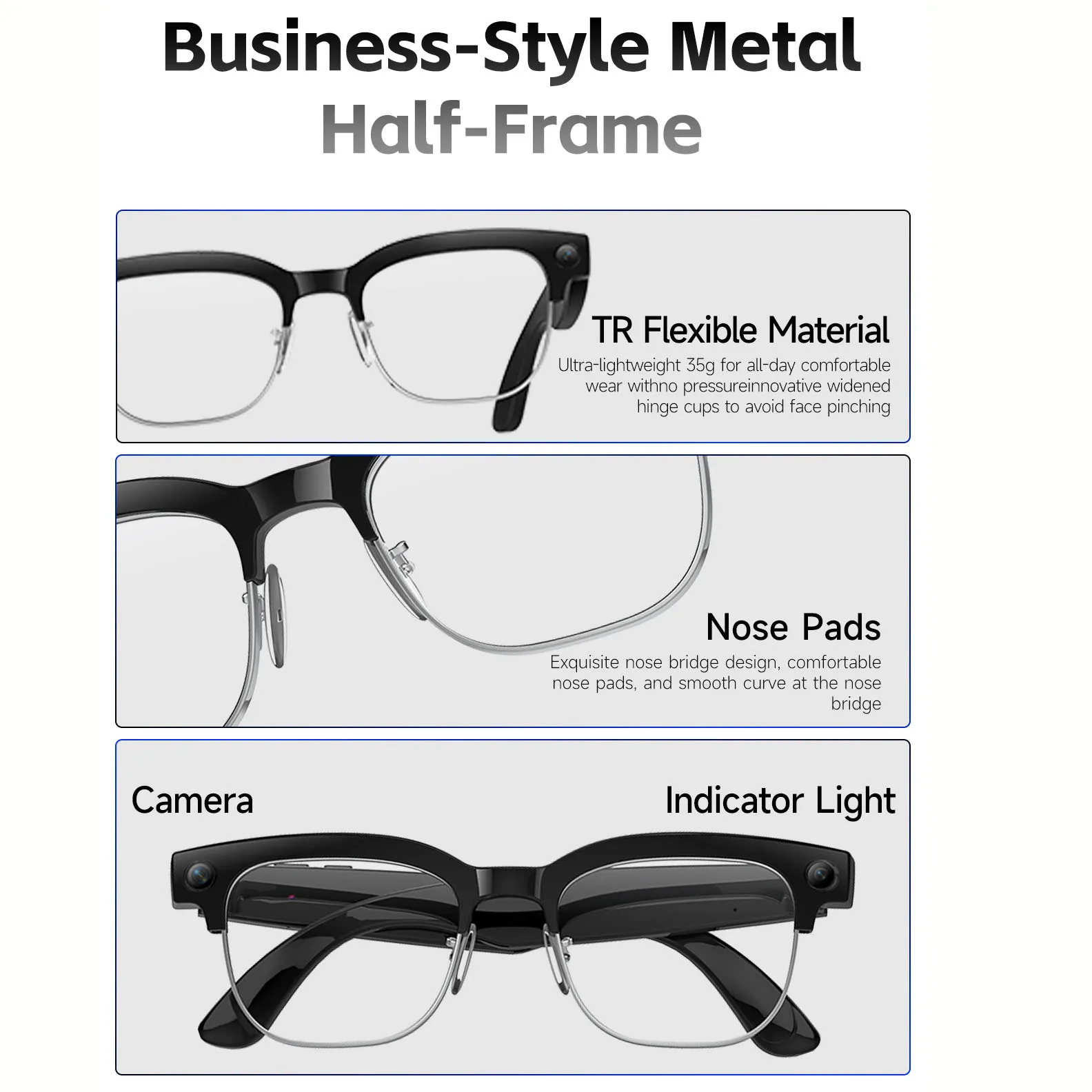AI Smart Glasses with Voice Wa - Bltouch 评论和价格
