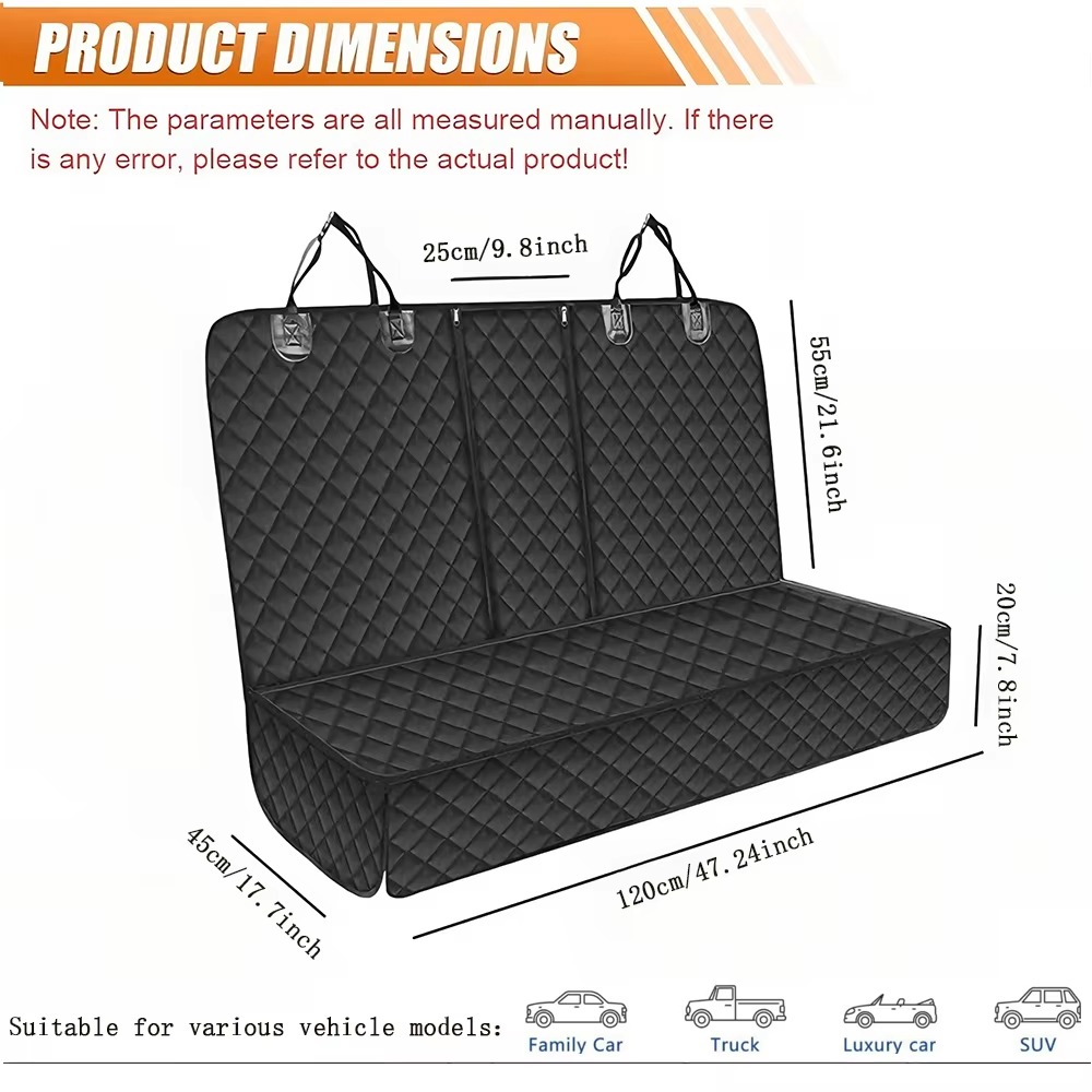 Pet Car Back Seat Cover Scratc - Carriage Bed 评论和价格