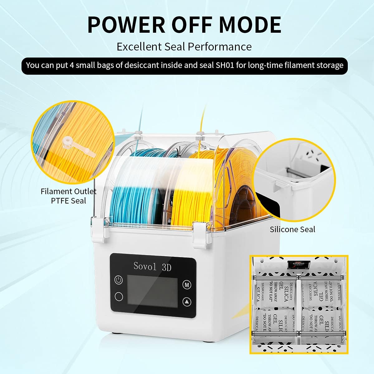 Sovol Filament Dryer 2023, SH0 - Enclosure 3D Printer 评论和价格