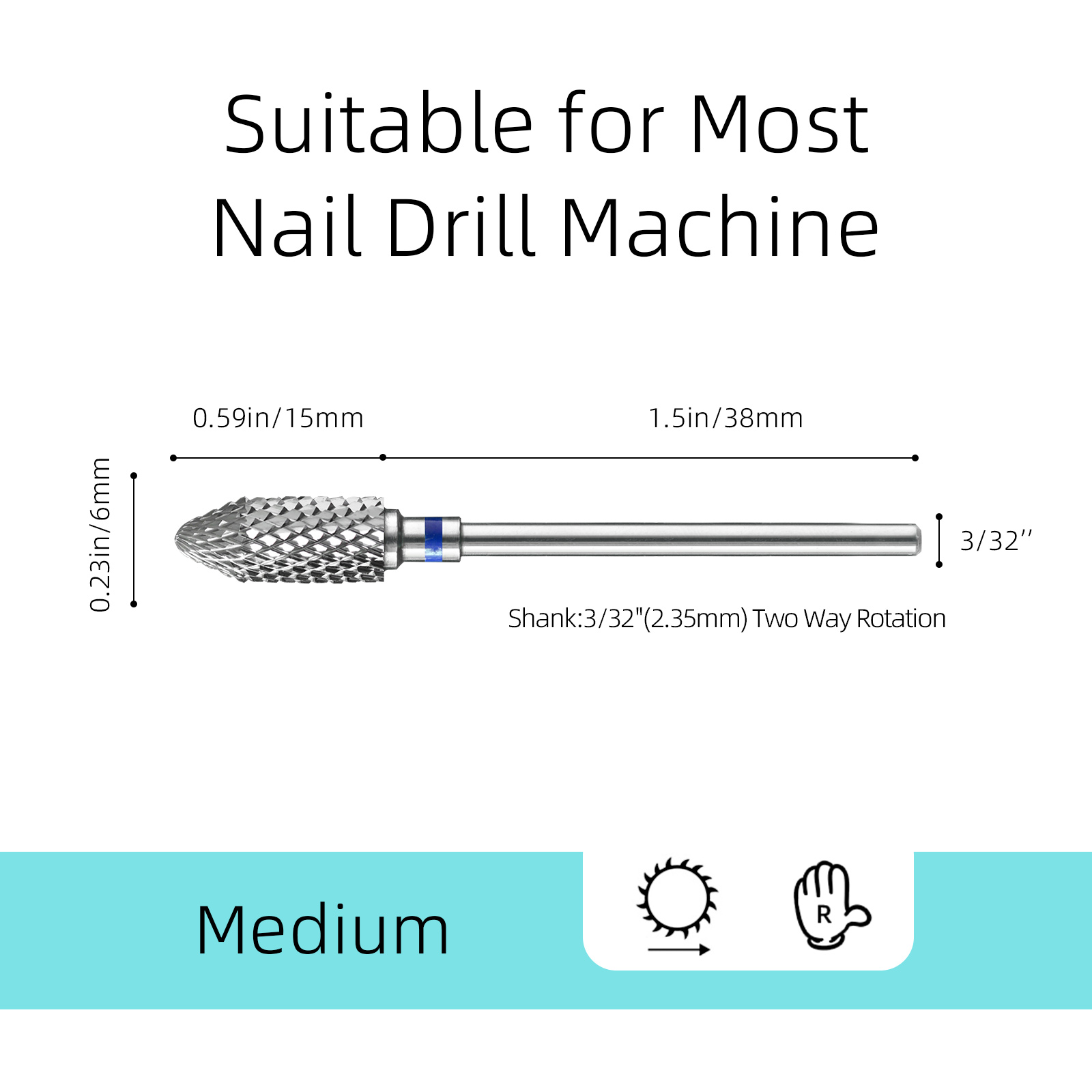 HYTOOS Bullet Carbide Nail Dri - Nozzle Tungsten 评论和价格