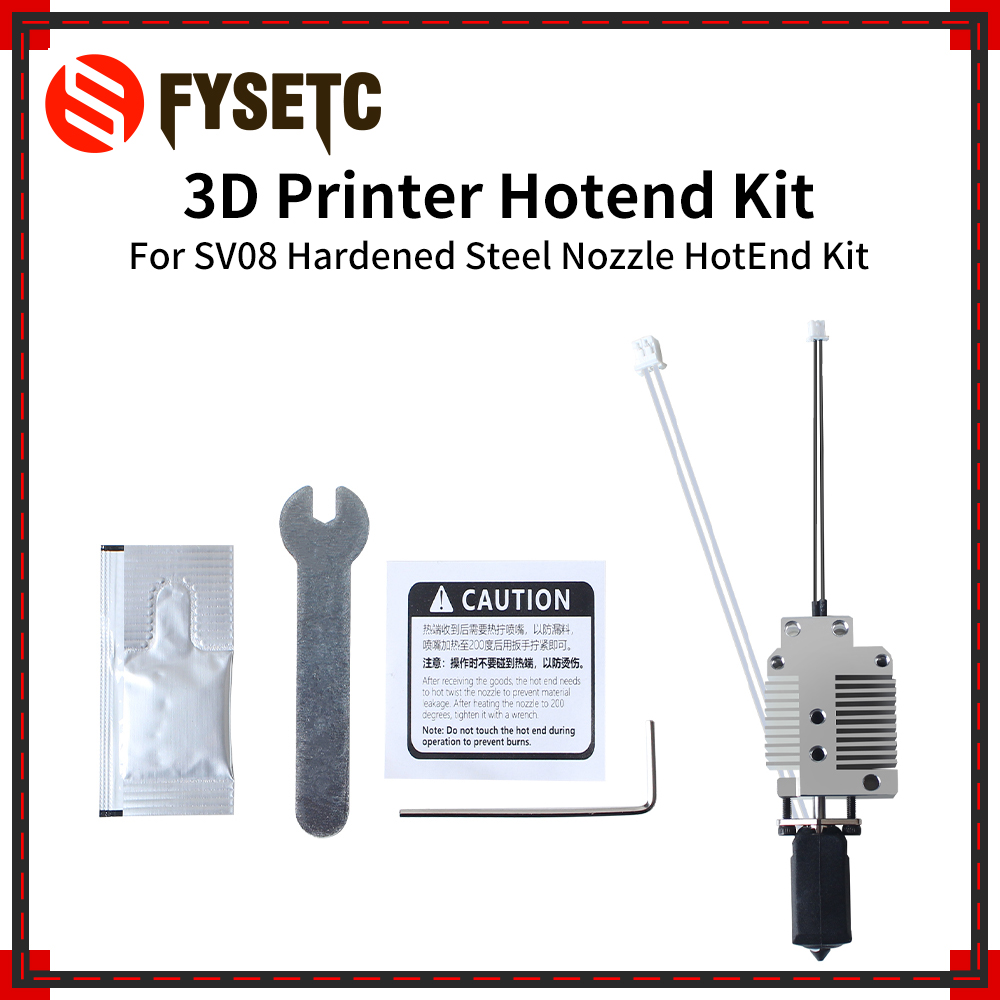 For SV08 Upgraded Hardened Ste - Hotend 0.4Mm 评论和价格