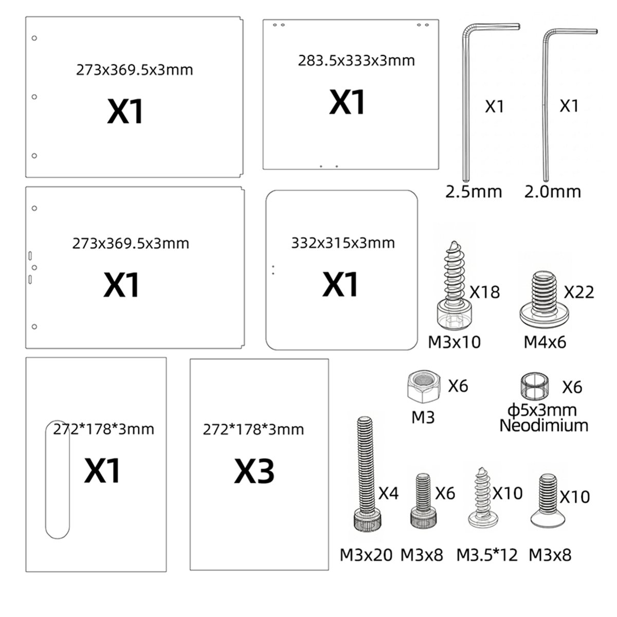 [VALUE PACK]For Adventurer AD5 - Enclosure 3D Printer 评论和价格