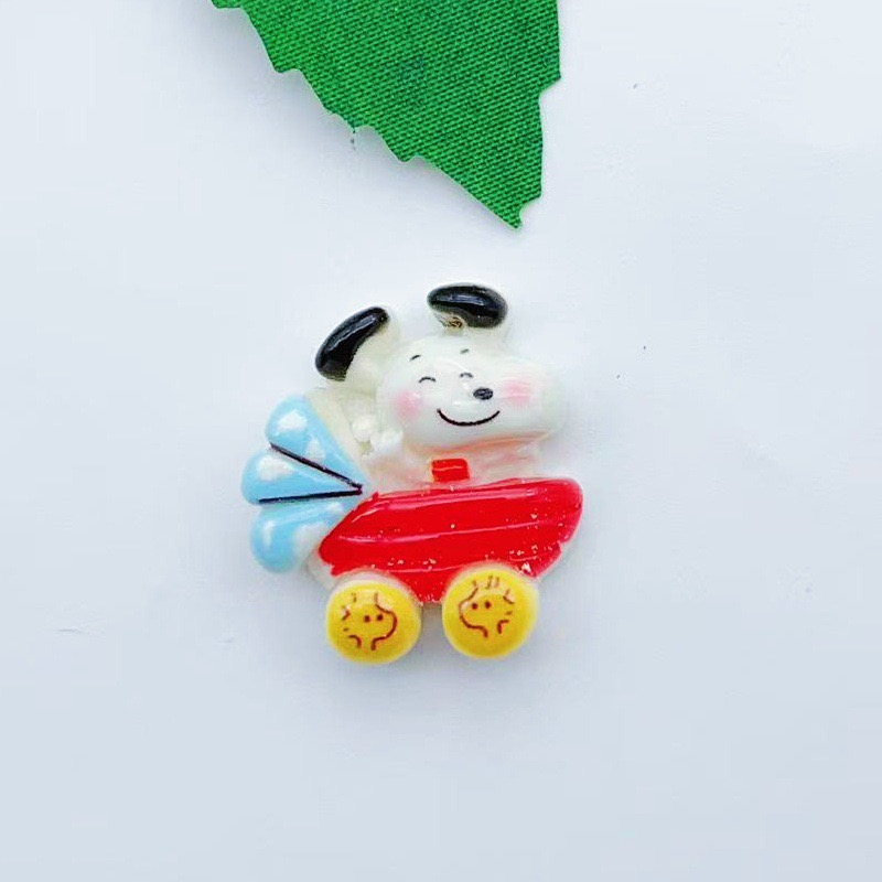 12pcs resin cartoon dog pendan - Resin 评论和价格