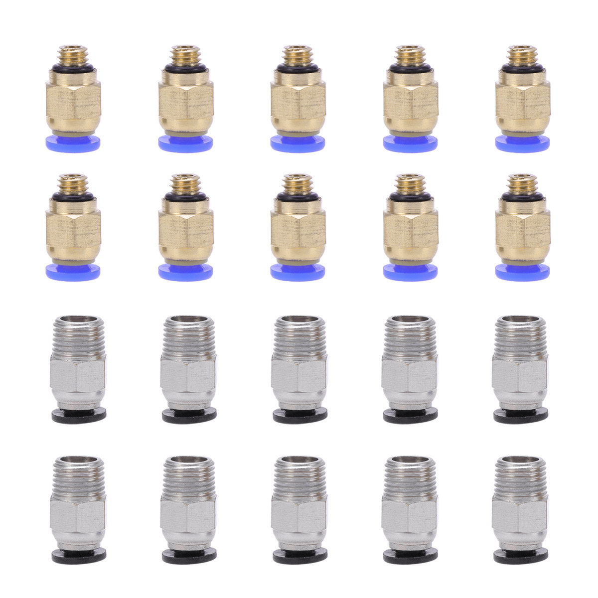 20Pcs Pneumatic Push Connector - Extruder 评论和价格