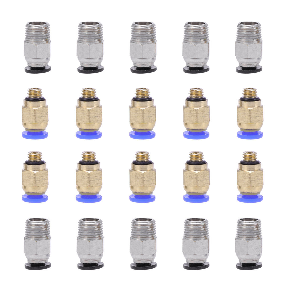 20Pcs Pneumatic Push Connector - Extruder 评论和价格