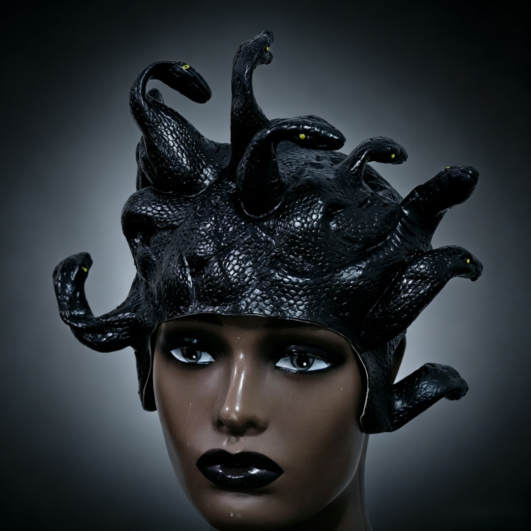 Medusa latex wig mask,Horror s - Cobra Extruder 评论和价格
