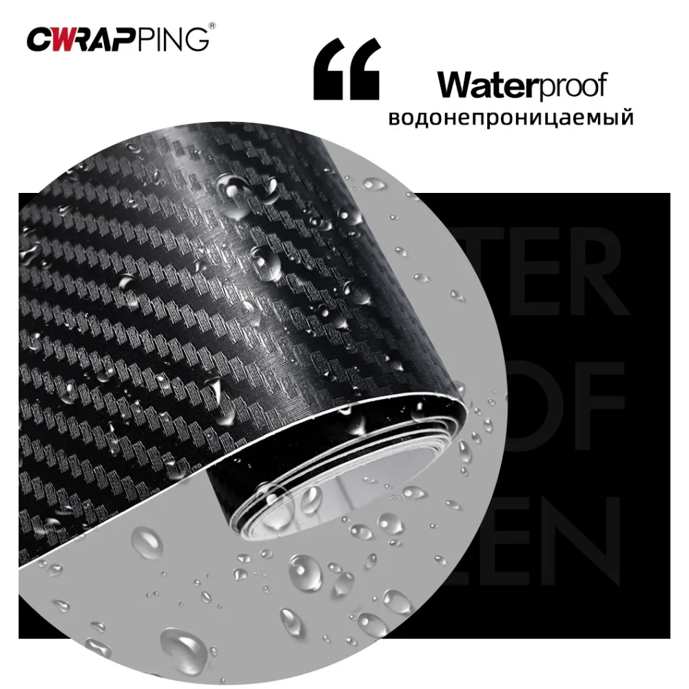 15x127cm 3D Carbon Fiber Car V - Fep Film 评论和价格