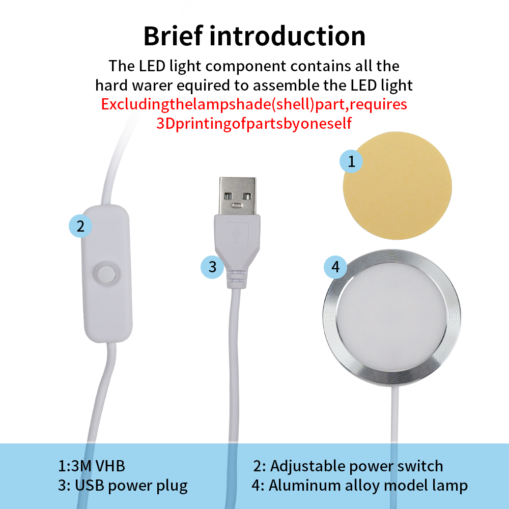 For Bambu Lab Led Lamp Kit 001 - 3D Printer Bed 评论和价格