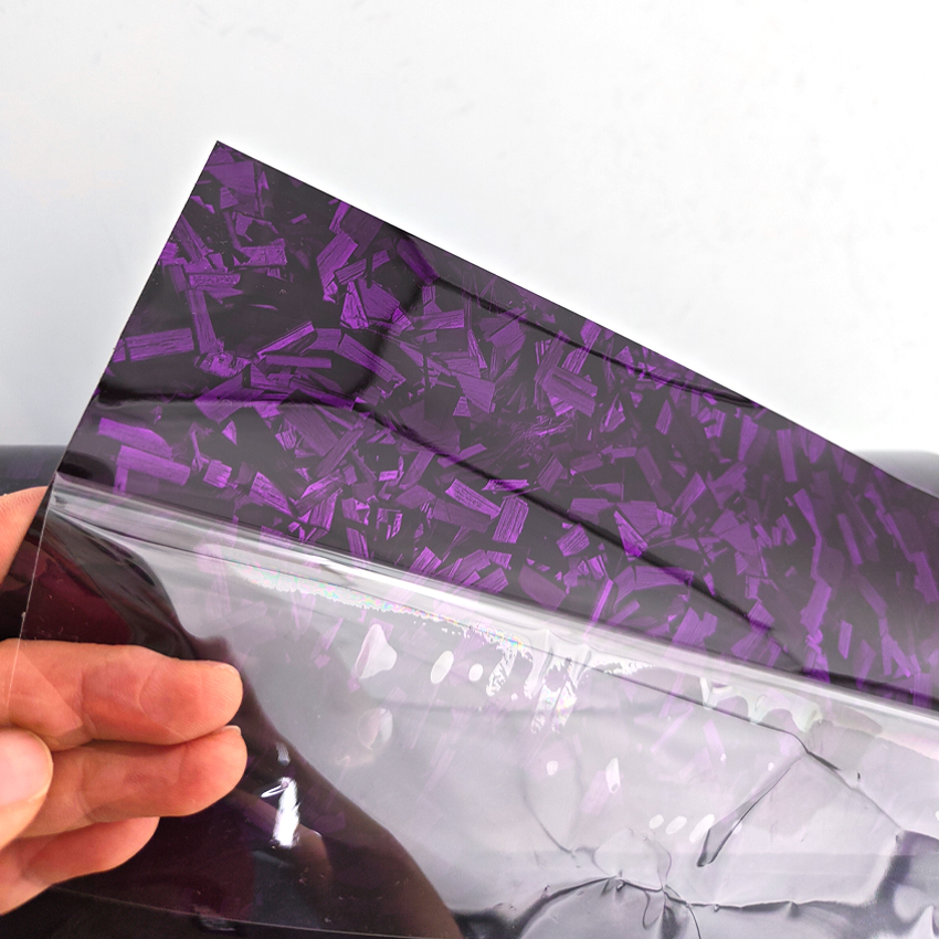 PET Glossy Purple Forged Carbo - Fep Film 评论和价格