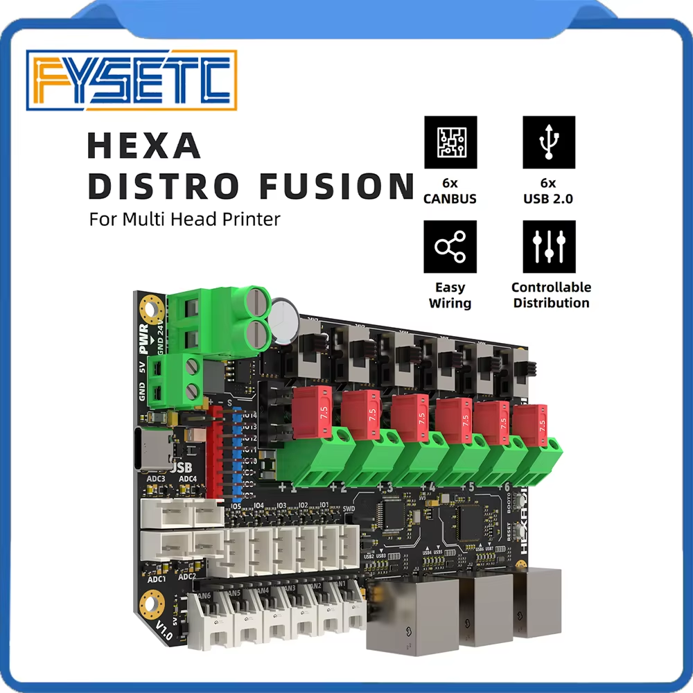 FYSETC Hexa Distro Fusion Boar - Direct Drive Extruder 评论和价格
