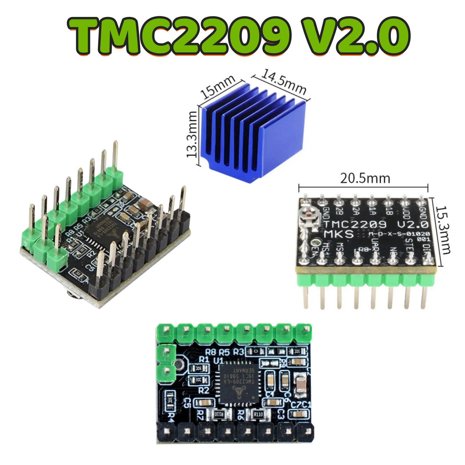 MKS TMC2209 V2.0 Stepper Motor - Mks Sgen 评论和价格