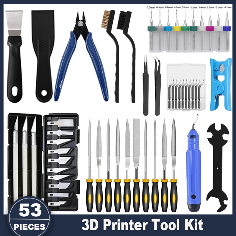 3D Printer Tools Kit, 53pcs 3D - Fdm Printer 评论和价格