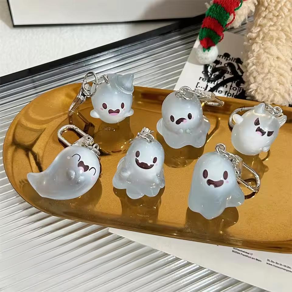 Halloween Jelly Ghost Keychain - Resin 评论和价格
