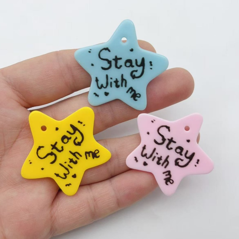 10pcs Pentagram Resin Small Ac - Resin 评论和价格