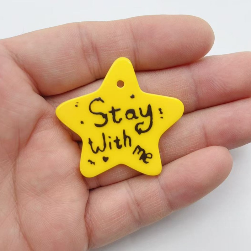 10pcs Pentagram Resin Small Ac - Resin 评论和价格