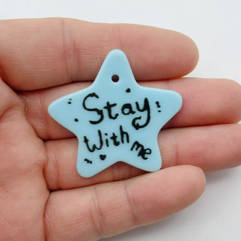 10pcs Pentagram Resin Small Ac - Resin 评论和价格